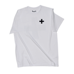BERSIH Cross logo Tee - ORGANIC // White.